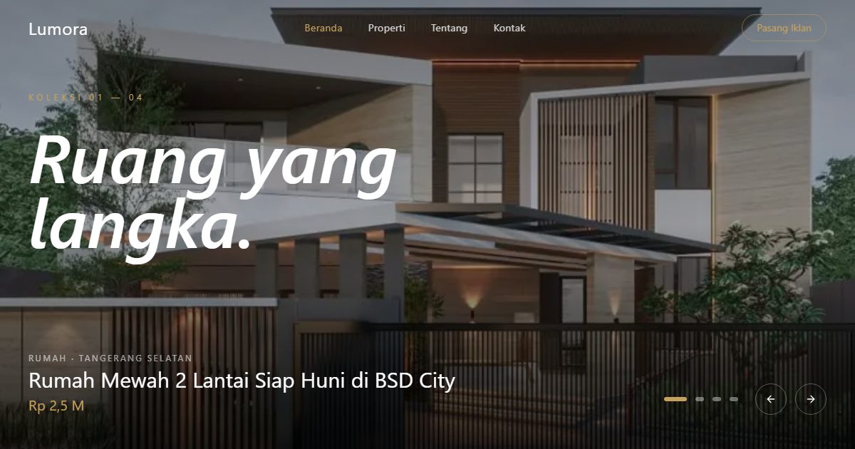 Tampilan Lumora